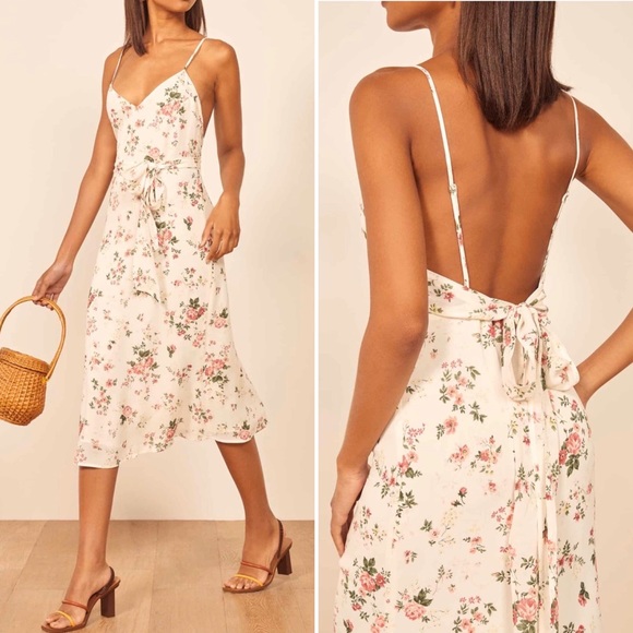 Reformation Dresses & Skirts - Reformation Dietrich A-line Midi Dress Sz 12 NWT